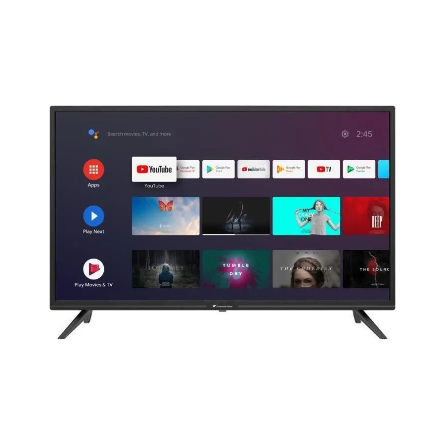 CONTINENTAL EDISON Android TV LED HD - 32"(80 cm) - WiFi - Bluetooth